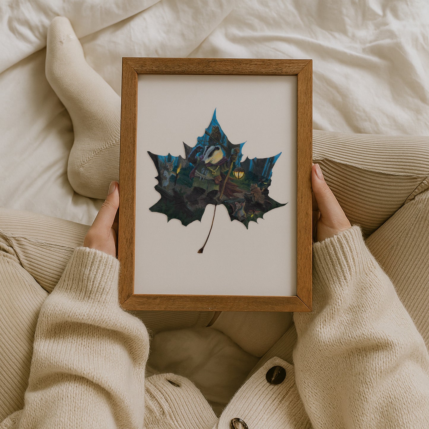 whimsical forest art print