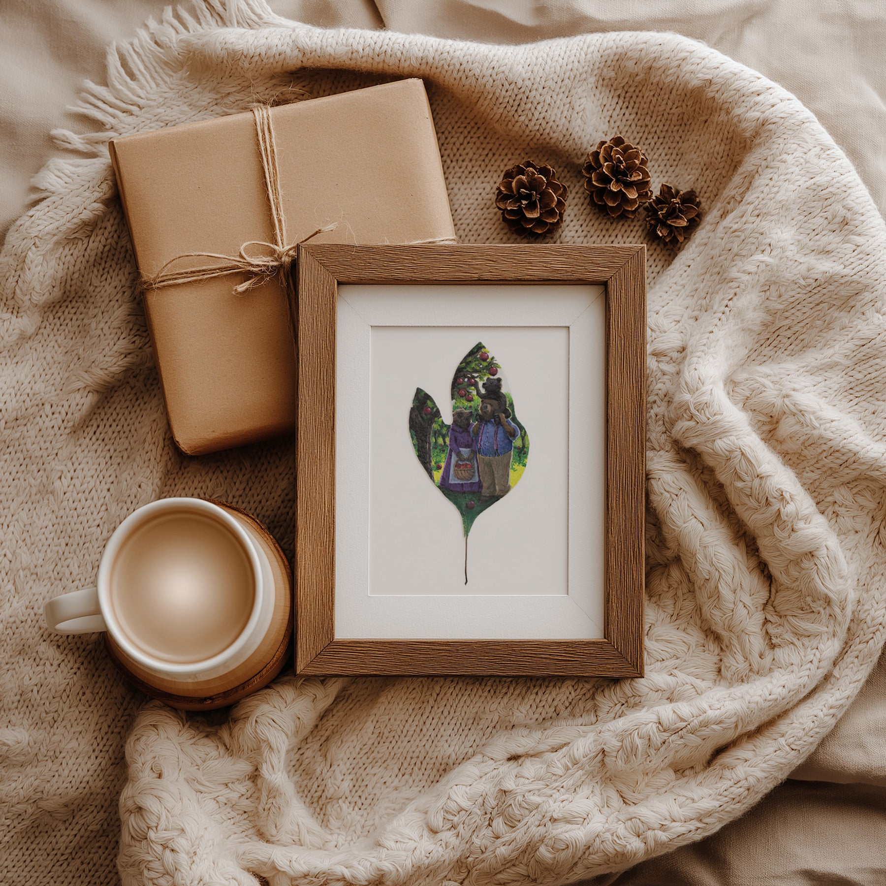 bear family artwork