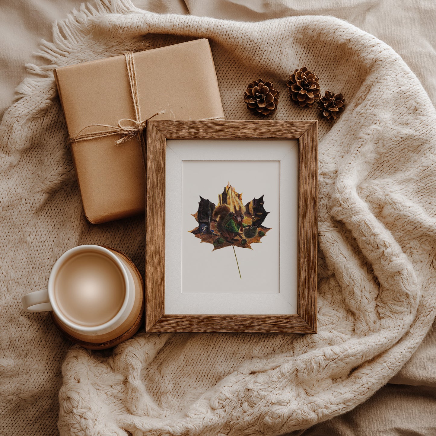 fall woodland decor
