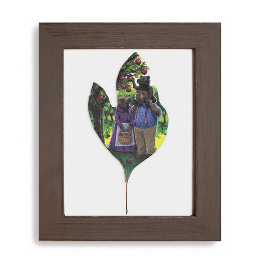 "Apple Picking" Original Painting
