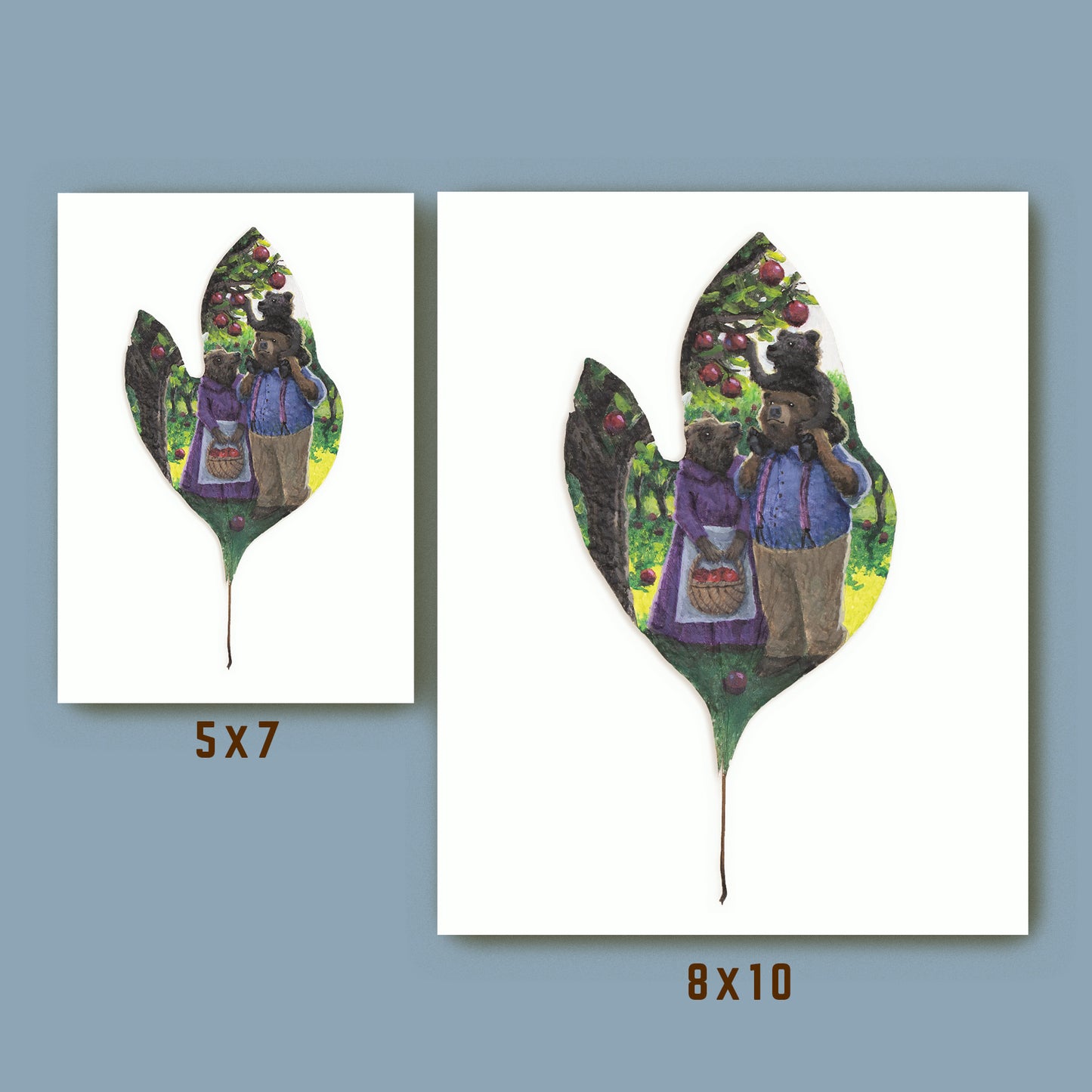 cozy woodland illustration