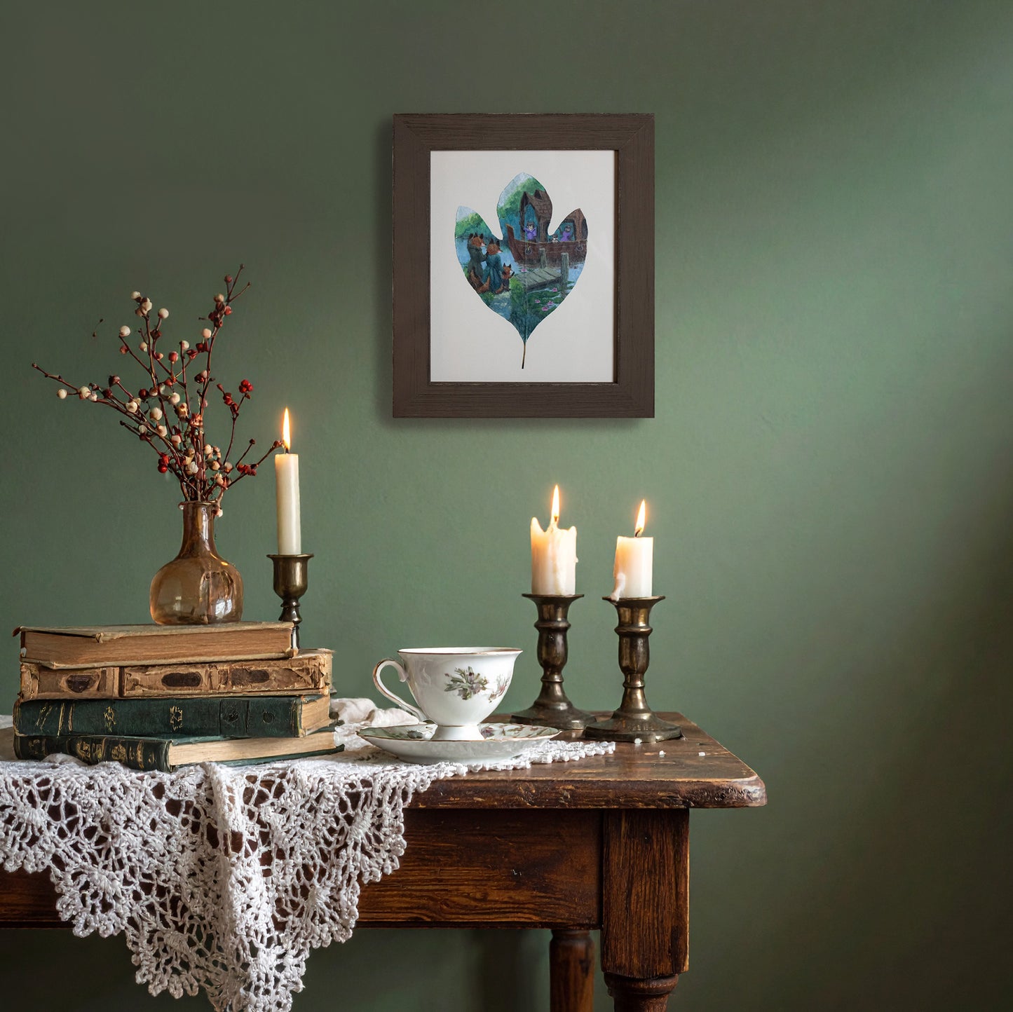 "Riverbank Reunion" Original Painting