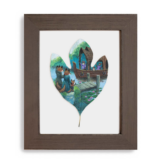 "Riverbank Reunion" Original Painting