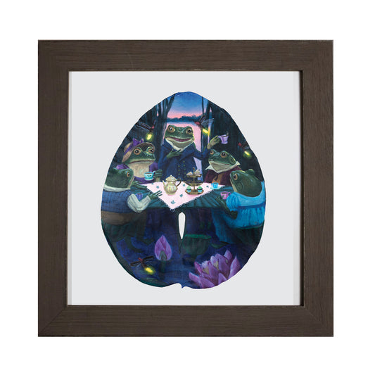 "Twilight Tea on the Pond" Original Painting
