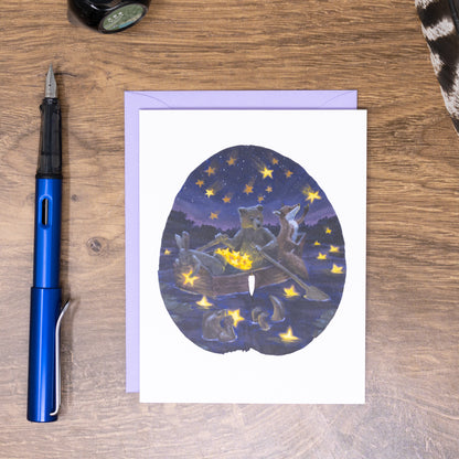 The Night They Fished for Dreams - A2 Folded Greeting Card