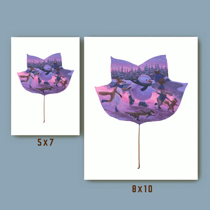 art print size comparison 5x7 and 8x10