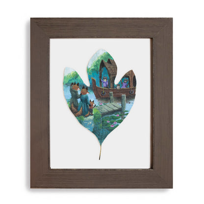 "Riverbank Reunion" Original Painting